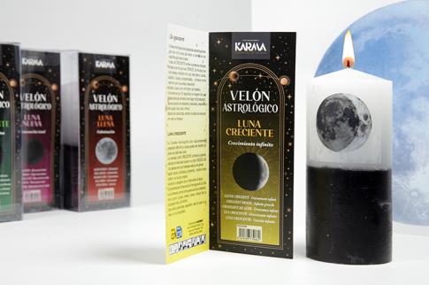VELONES ESPECIALES | VELON ASTROLOGICO LUNA CRECIENTE (Crecimiento infinito)