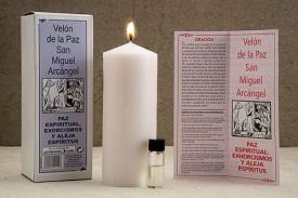 VELONES ESPECIALES | VELON DE LA PAZ SAN MIGUEL ARCANGEL ESPECIAL (Para alejar espritus y protegerse contra enemigos)
