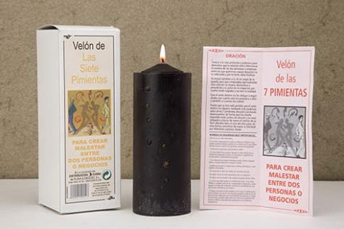 VELONES ESPECIALES | VELON DE LAS 7 PIMIENTAS ESPECIAL (Para separar a dos personas que se perjudican mutuamente)