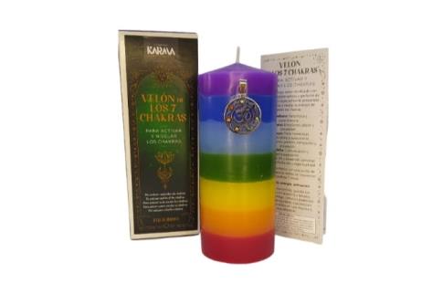 VELONES ESPECIALES | VELON DE LOS 7 CHAKRAS ESPECIAL (Para equilibrio energtico)