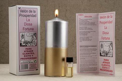 VELONES ESPECIALES | VELON DIOSA FORTUNA ESPECIAL (Para conseguir xito y prosperidad en un negocio)