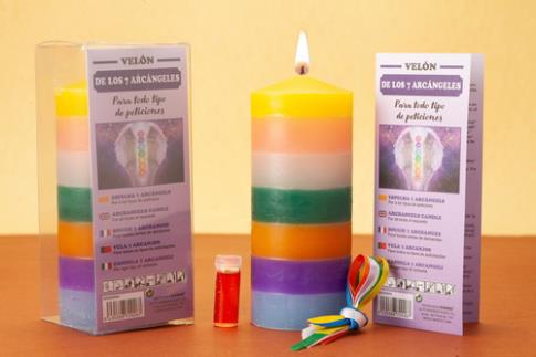 VELONES ESPECIALES | VELON ESPECIAL DE LOS 7 ARCNGELES (Especial para peticiones a los 7 arcngeles principales)