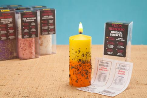 VELONES HERBOREOS ESPECIALES | VELON HERBOREO BUENA SUERTE (Para potenciar la buena suerte)