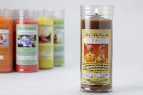VELAS Y VELONES PERFUMADOS | VELON PERFUMADO DE MIEL 13X6 cm.