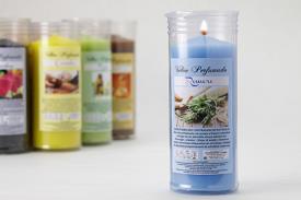 VELAS Y VELONES PERFUMADOS | VELON PERFUMADO DE ROMERO 13X6 cm.