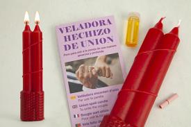 VELAS VELADORA | VELADORA HECHIZO DE UNION (Para unin amorosa y reconciliacin)