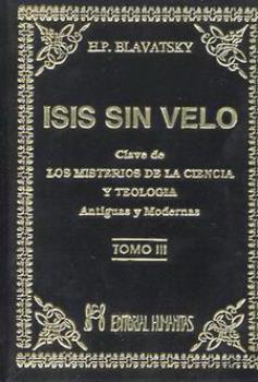 LIBROS DE BLAVATSKY | ISIS SIN VELO III  (Bolsillo Lujo)