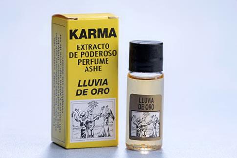 PERFUMES SANTERIA | PERFUME ASHE LLUVIA DE ORO 10 ml. (Para atraer dinero y riqueza)