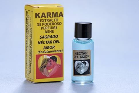PERFUMES SANTERIA | PERFUME ASHE SAGRADO NECTAR DEL AMOR 10 ml. (Para endulzar a la persona amada)