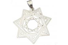 COLGANTE PLATA HEPTAGRAMA 3.2 CM. ESTRELLA COLGANTE PLATA HEPTAGRAMA 3.2 CM. ESTRELLA