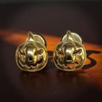 PENDIENTES ACERO CALABAZA DORADA