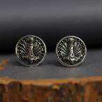 PENDIENTES ACERO MARTILLO DE THOR