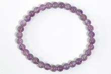 PULSERA ELASTICA AMATISTA BOLA 6MM PULSERA ELASTICA AMATISTA BOLA 6MM